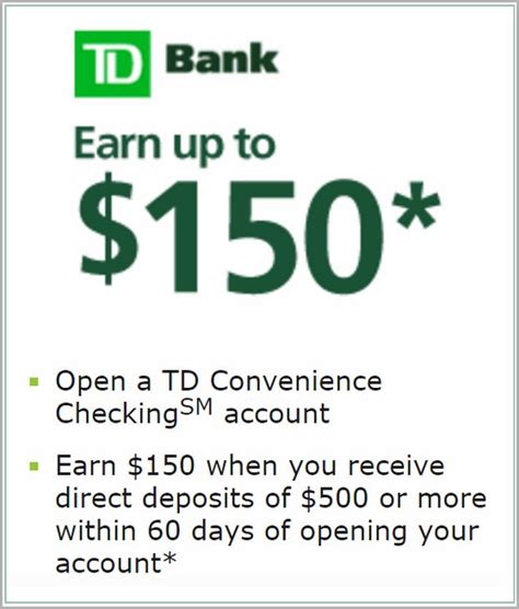 Td bank minimum balance - Features of EasyWeb by TD Canada Trust include paying bills and requesting to receive statements electronically instead of by a mailed paper statement. EasyWeb Service by TD Canada Trust allows customers to access their accounts to view act...